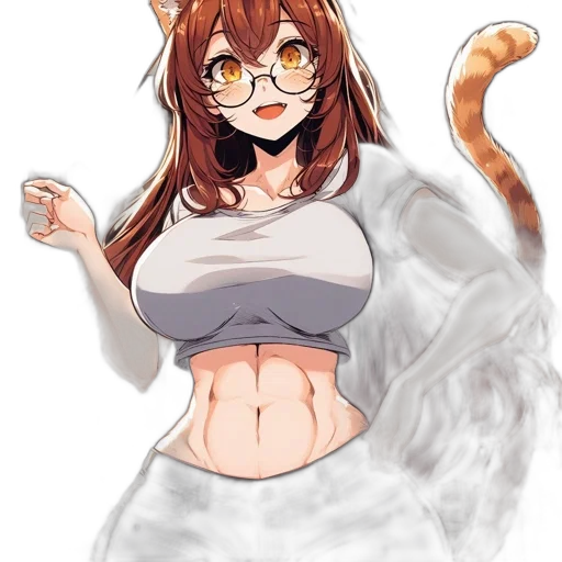 animal, staff, creature, dress, anime, pixel art, watercolor, fantasy art transparent PNG cut-out