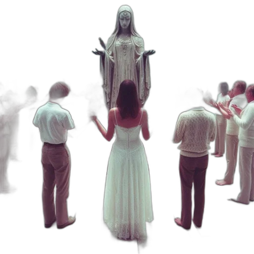 dress, concept art, 3d render, assembly, individuals, form, ring, around transparent PNG cut-out