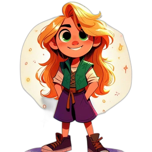 staff, jacket, cartoon, concept art, pixel art, watercolor, golden, character transparent PNG cut-out