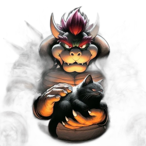dragon, mask, staff, concept art, fantasy art, pixel art, 3d render, fire transparent PNG cut-out