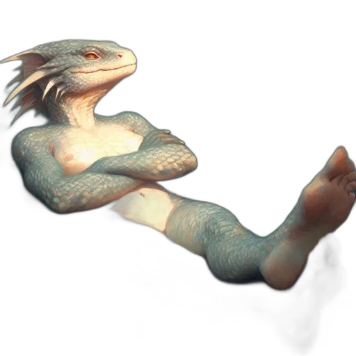 dragon, creature, animal, staff, concept art, 3d render, fantasy art, photorealistic transparent PNG cut-out