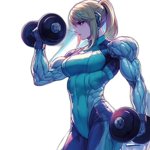 weapon, robot, sword, anime, concept art, watercolor, comic book art, blue transparent PNG cut-out