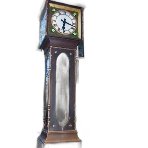 furniture, staff, jewelry, weapon, 3d render, tall, clock, stands transparent PNG cut-out