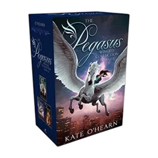 outer space, pegasus, winged, collection, books, 1-3, kate, hearn transparent PNG cut-out