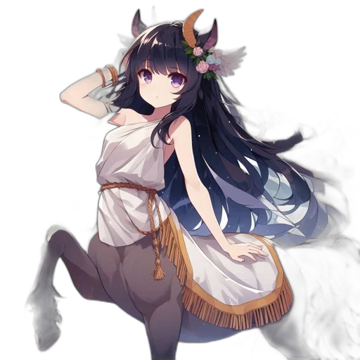 dragon, dress, creature, staff, anime, fantasy art, pixel art, concept art transparent PNG cut-out