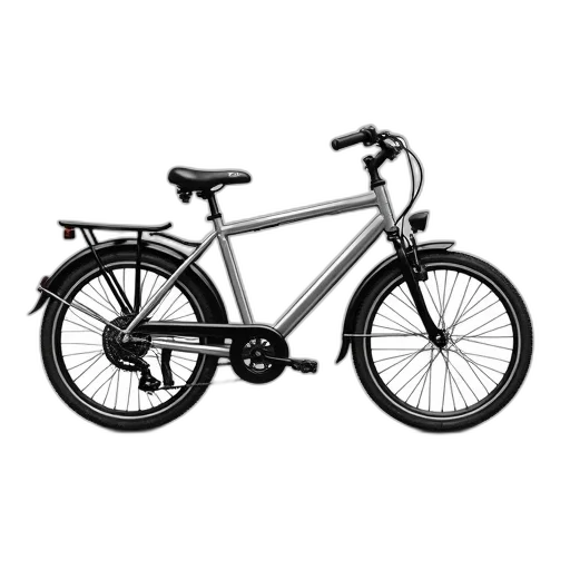3d render, photorealistic, detailed, illustration, bicycle, white, background, has transparent PNG cut-out