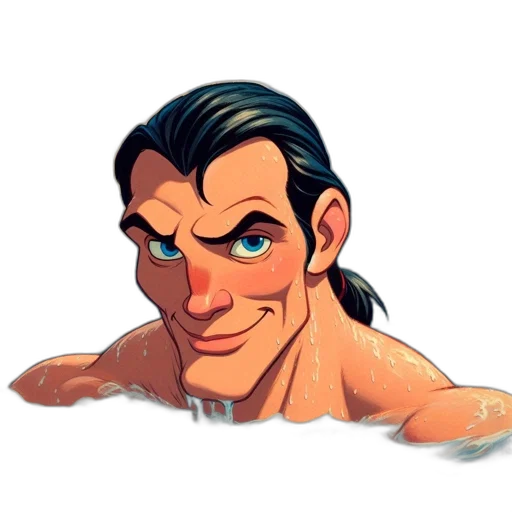 face, creature, hair, animal, comic book art, cartoon, concept art, fantasy art transparent PNG cut-out