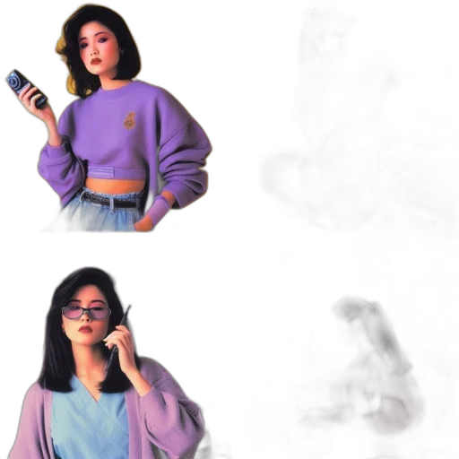 jacket, vaporwave, concept art, pixel art, photorealistic, neon lights, fire, outer space transparent PNG cut-out