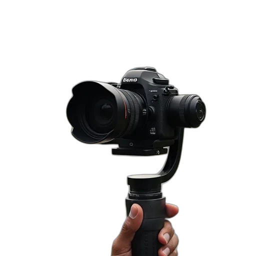 weapon, staff, robot, face, 3d render, photorealistic, concept art, camera transparent PNG cut-out