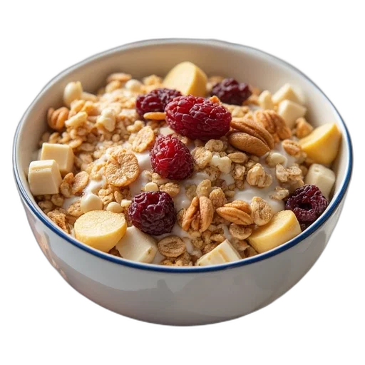 food, alpen, muesli, cereal transparent PNG cut-out