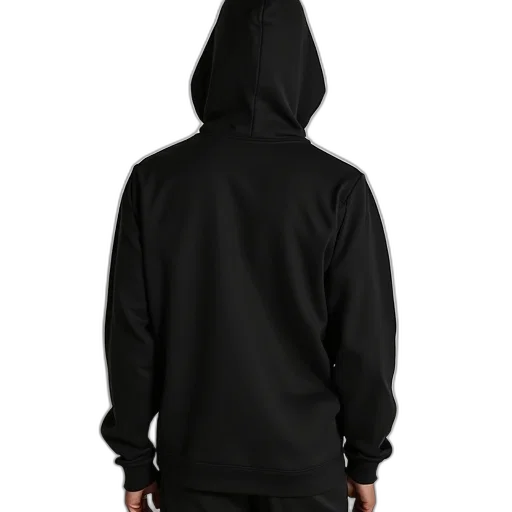 jacket, staff, 3d render, concept art, dark, hooded, set, tracksuit transparent PNG cut-out