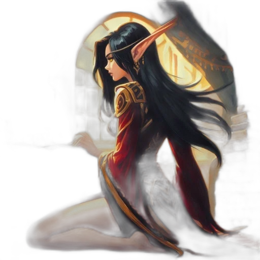 dragon, dress, sword, mask, fantasy art, concept art, pixel art, watercolor transparent PNG cut-out