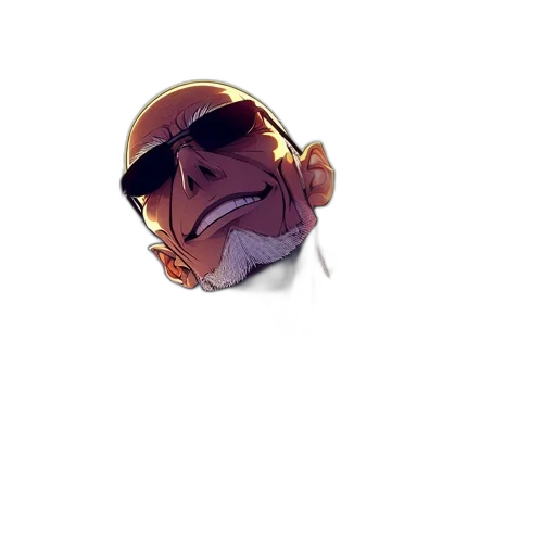 face, mask, staff, jacket, 3d render, concept art, cartoon, photorealistic transparent PNG cut-out