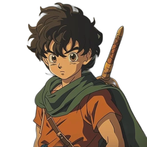 staff, weapon, face, dragon, anime, concept art, fantasy art, comic book art transparent PNG cut-out
