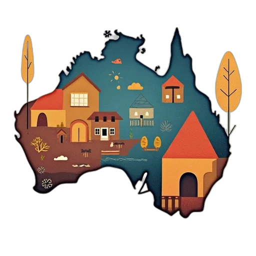 concept art, pixel art, fantasy art, city street transparent PNG cut-out