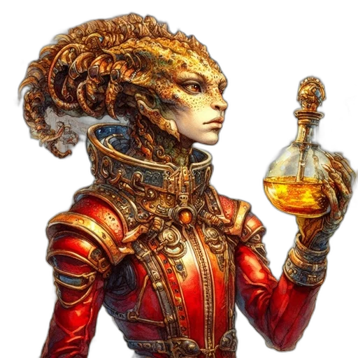 staff, dress, face, dragon, fantasy art, concept art, pixel art, comic book art transparent PNG cut-out