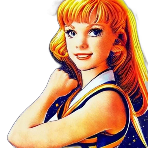 dress, face, robot, hair, comic book art, anime, cartoon, photorealistic transparent PNG cut-out