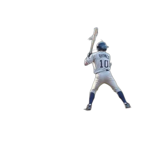 robot, weapon, 3d render, concept art, baseball, player, number, his transparent PNG cut-out