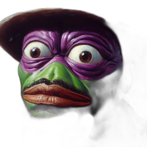 mask, face, hat, creature, photorealistic, concept art, 3d render, watercolor transparent PNG cut-out