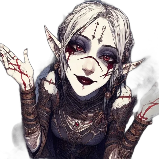 staff, mask, face, fantasy art, concept art, watercolor, pixel art, dark transparent PNG cut-out
