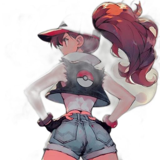 dress, hat, creature, jacket, concept art, watercolor, anime, pixel art transparent PNG cut-out