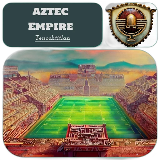 concept art, fantasy art, fictional, aztec, empire, football, stadium, tenochtitlan transparent PNG cut-out