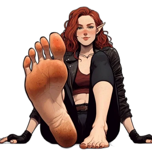 shoes, comic book art, concept art, pixel art, cartoon, anthropomorphic, character, elf transparent PNG cut-out