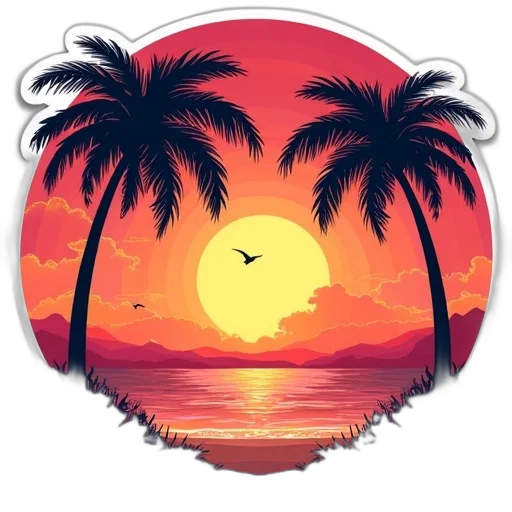 umbrella, vaporwave, concept art, pixel art transparent PNG cut-out