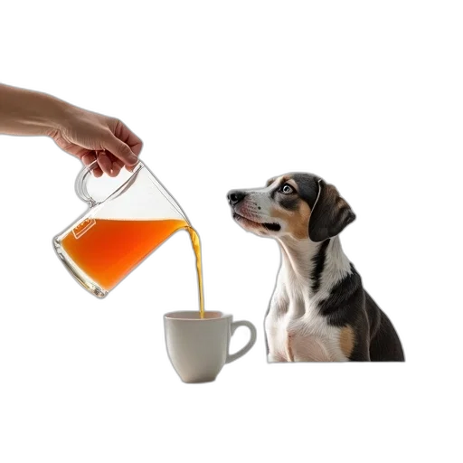 food, animal, staff, person, hand, pouring, liquid, glass transparent PNG cut-out