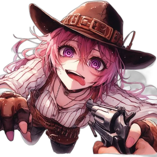 weapon, hat, staff, animal, anime, pixel art, concept art, watercolor transparent PNG cut-out