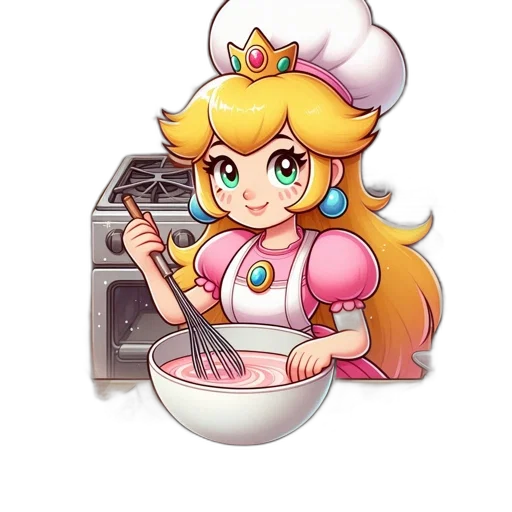 food, staff, weapon, crown, pixel art, vaporwave, concept art, 3d render transparent PNG cut-out