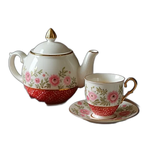 photorealistic, 3d render, pair, tea transparent PNG cut-out