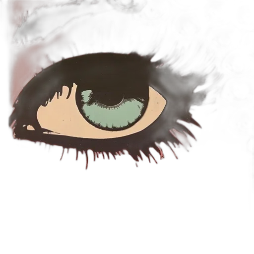 face, mask, creature, photorealistic, watercolor, anime, concept art, outer space transparent PNG cut-out