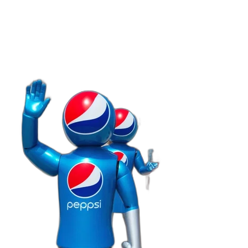 robot, bottle, food, creature, 3d render, concept art, vaporwave, photorealistic transparent PNG cut-out