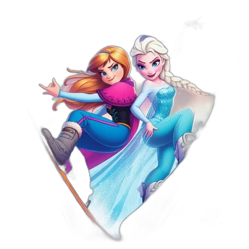 crown, dress, concept art, fantasy art, pixel art, 3d render, snow, pastel transparent PNG cut-out