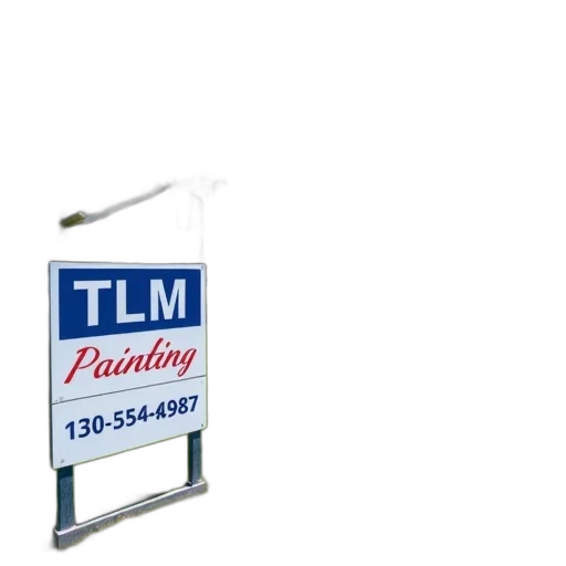 suburban, house, well-manicured, lawn, sign, reads, tlm, painting transparent PNG cut-out