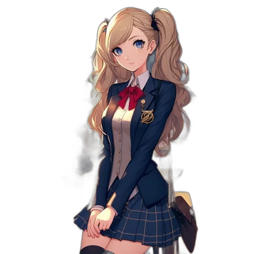staff, dress, jacket, crown, anime, pixel art, cartoon, concept art transparent PNG cut-out