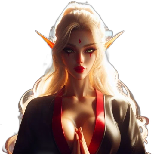 staff, dragon, dress, face, fantasy art, concept art, pixel art, 3d render transparent PNG cut-out