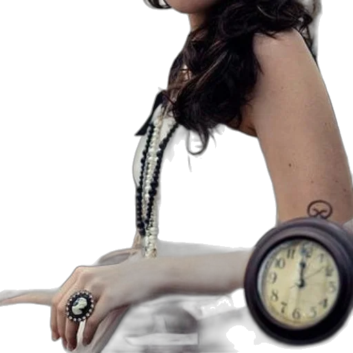 jewelry, staff, photorealistic, 3d render, concept art, cyberpunk, monochrome, woman transparent PNG cut-out