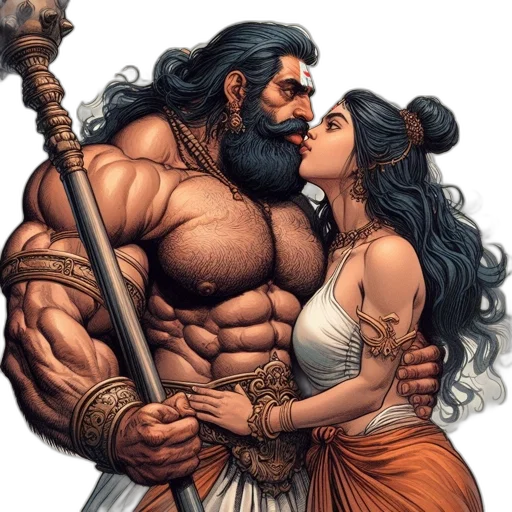 comic book art, fantasy art, concept art, two transparent PNG cut-out