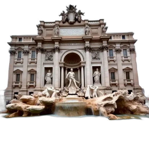building, crown, photorealistic, 3d render transparent PNG cut-out