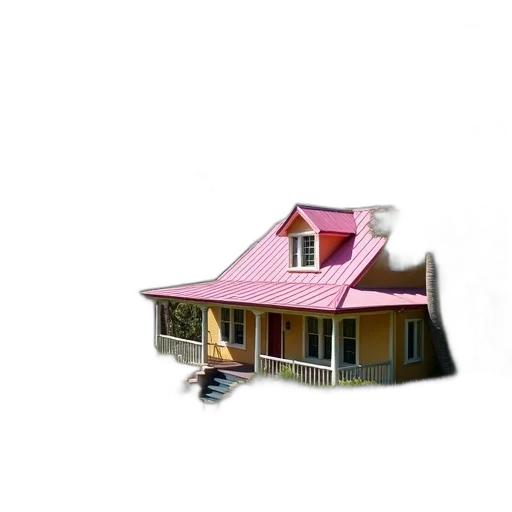 building, furniture, umbrella, staff, 3d render, concept art, photorealistic, pixel art transparent PNG cut-out