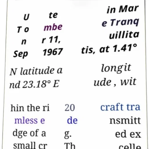 pastel, text-based, image, detailing, landing, apollo, september, 1967 transparent PNG cut-out