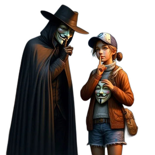 mask, concept art, comic book art, 3d render, pixel art, city street, front, london transparent PNG cut-out