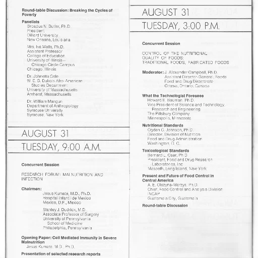 page, conference, program, listing, sessions, nutrition, infection, august transparent PNG cut-out