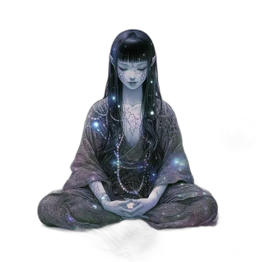 staff, jewelry, dress, face, fantasy art, concept art, pixel art, photorealistic transparent PNG cut-out
