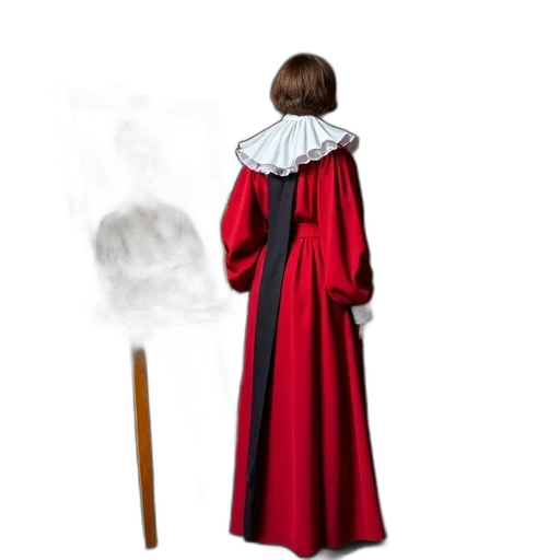 staff, jacket, sword, umbrella, concept art, fog, person, red transparent PNG cut-out