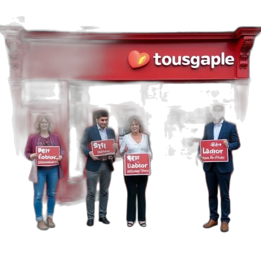 people, holding, signs, outside transparent PNG cut-out