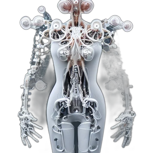robot, jewelry, crown, jacket transparent PNG cut-out