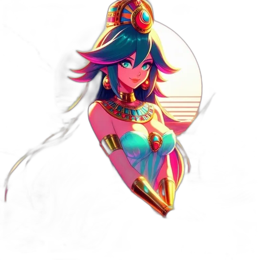 crown, jewelry, weapon, mask, concept art, pixel art, fantasy art, vaporwave transparent PNG cut-out